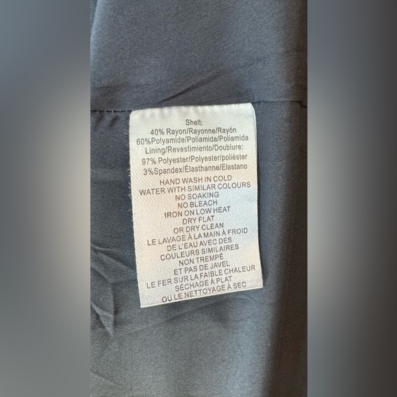 Tiered Cutout‎ Metallic Blue Dress Size S - Picture 6 of 6